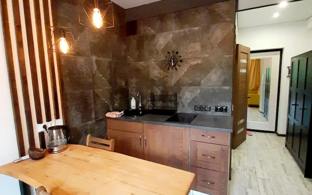 Uyutnaya studiya s lichnym khammamom Flat