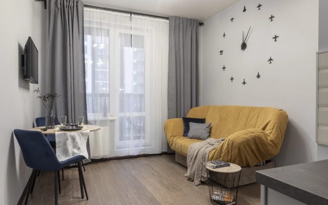 Апартаменты Студия с Балконом Moderna Flat у Аэропорта