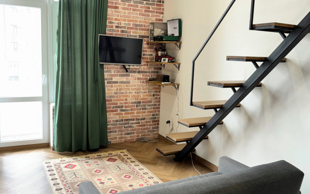 Апартаменты Дизайнерская двухуровневая квартира