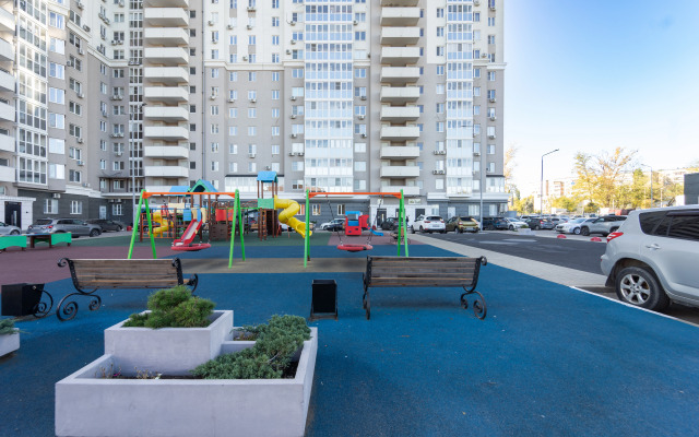 Квартира Потрясающий Вид на Город Новая и Уютная Евродвушка