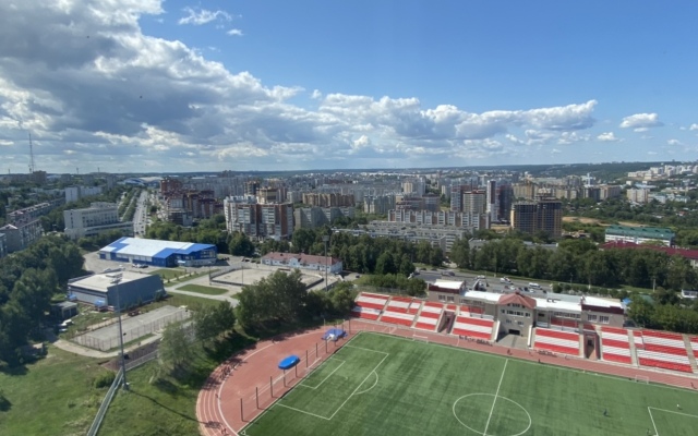 S Vidom na Volgu i Gorod Flat