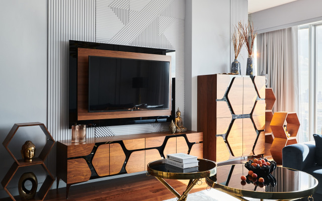 GM Apartments Shikarnaya Dvushka v Moskva Siti v Bashne Oko Flat