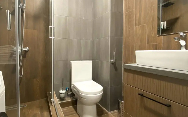 Апартаменты-студия улучшенная с кроватью двуспальным диваном и гардеробной 2 этаж