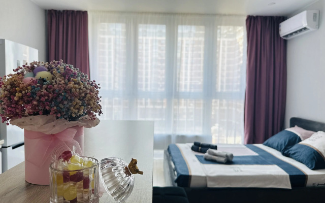 Квартира Новая уютная студия с панорамой