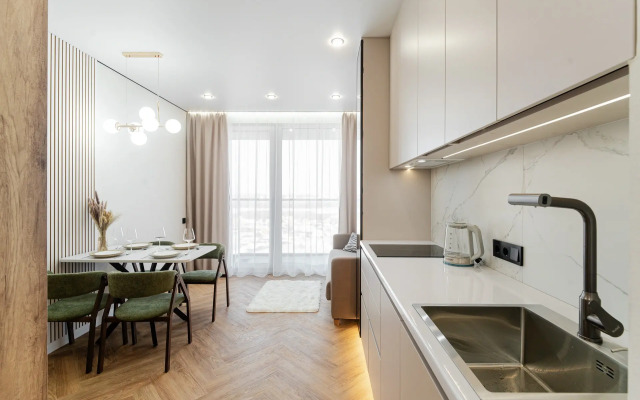 Квартира Дизайнерский Апартамент В Премиум-ЖК Рядом С G-Drive Ареной