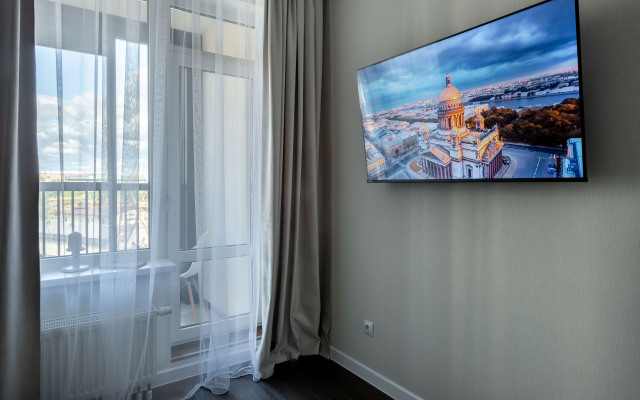 Апартаменты Видовая Евродвушка  у Метро Обводный Канал