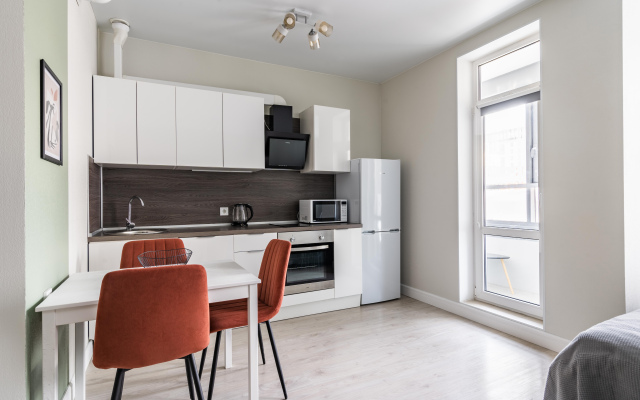 Skandi-studiia Piter Apartments u metro Frunzenskaia Flat