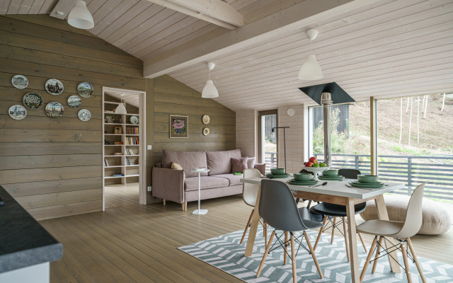 Частный дом пространства три тома у Финского залива