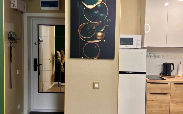 Udachnaya s Proektorom i Booolshoj Krovatyu Flat
