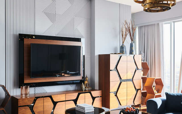 GM Apartments Shikarnaya Dvushka v Moskva Siti v Bashne Oko Flat