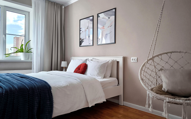 Квартира Солнечная Двухкомнатная с Видом на Город