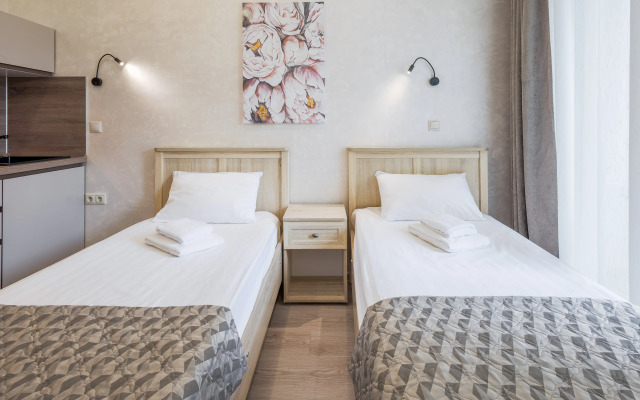 Pokrovskij park Uluchshennaya studiya s 2 krovatyami i mini-kuhnej Apartment