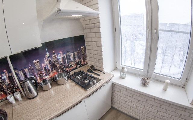 LoFT s Panoramnyim Vidom na Ploshad Gorkogo Apartments