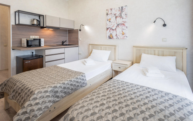 Pokrovskij park Uluchshennaya studiya s 2 krovatyami i mini-kuhnej Apartment