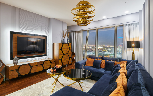 GM Apartments Shikarnaya Dvushka v Moskva Siti v Bashne Oko Flat