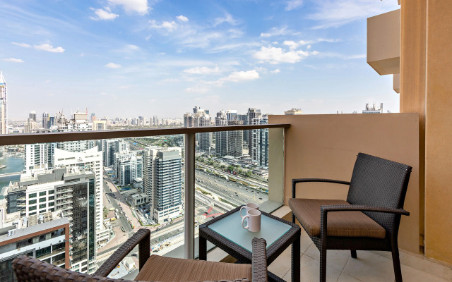 Апартаменты Marriott 1BR with Dubai Marina View