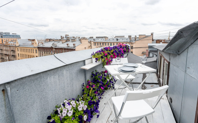 Уютные апартаменты с выходом на крышу