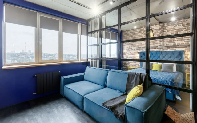 Апартаменты Дом у Дона Студия Лофт на 19 этаже с видом на ДОН