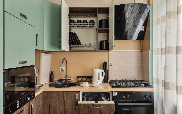 Apartamenty J&N Apartments Dvuhkomnatnye s gidromassaznoj vannoj Sovetskaa 10