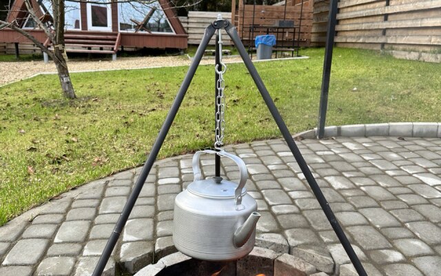 Глэмпинг Домики A-frame С Чаном или Купелью-Фурако