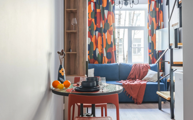 Квартира Яркая студия рядом с метро