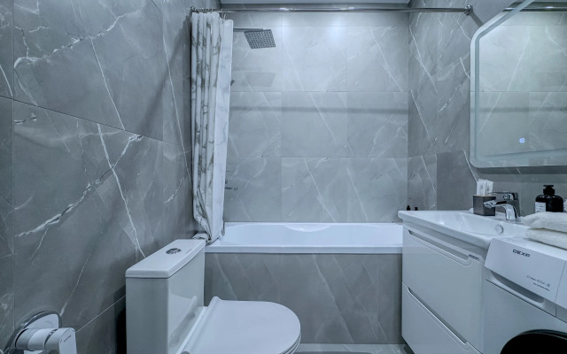 Квартира евро Green FOX для 4-х гостей в ЖК Бруклин