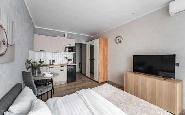 Svetlaya Studiya Ryadom S Metro Nizhegorodskaya Apartment