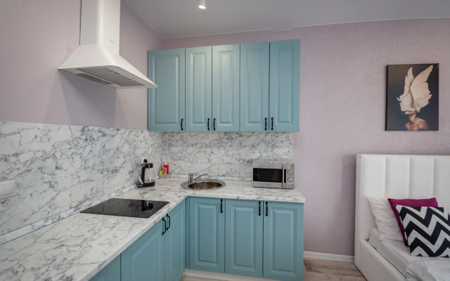 Apartamenty Birds na 23 etaze s panoramnym vidom na reku