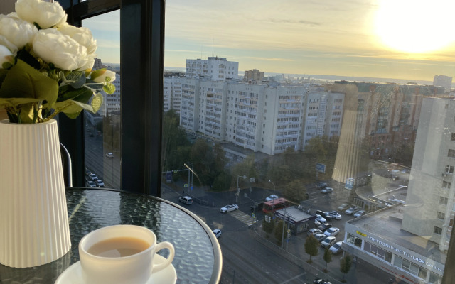 Квартира Студия в центре Казани с панорамными окнами