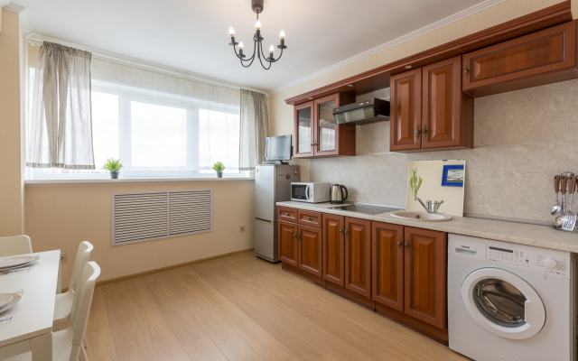 Gosti Lyubyat u metro Rimskaya Bezhevaya Apartments
