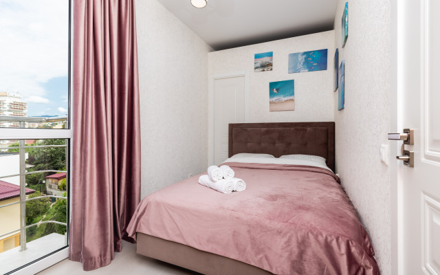 Abri Luxe v Sochi s vidom na more v ZHK Oktyabr'skij na Mamajke Apartments