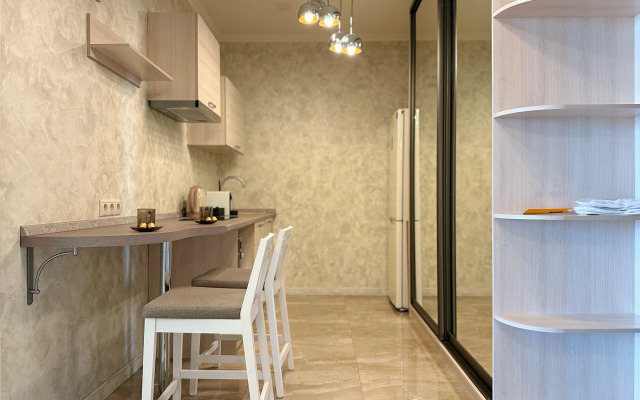 Akvadelyuks u morya, s bassejnom, SPA, plyazhem N834 Apartments