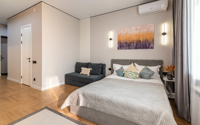 Апартаменты Стильная Квартира в Центре Алматы (114)