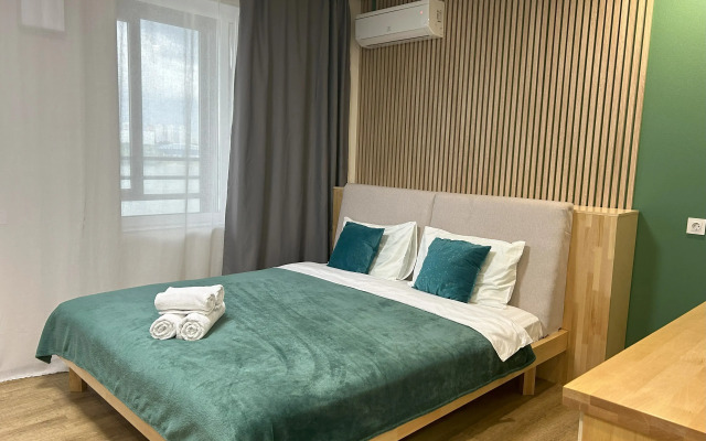 Апартаменты Современная Студия с видом на реку на Михайловской набережной