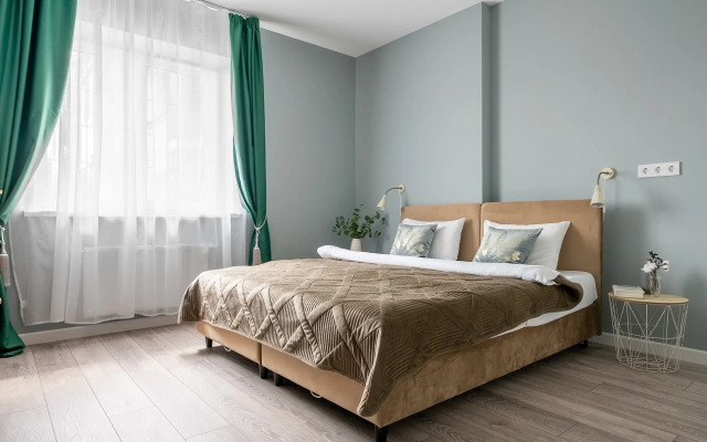 Апартаменты Двухкомнатные стильные у КВЦ Экспофорум ВГостиВПитер