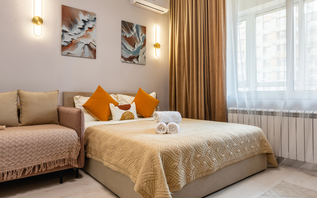 Апартаменты Студия Ferrero Rocher в центре рядом c ТРЦ (274)