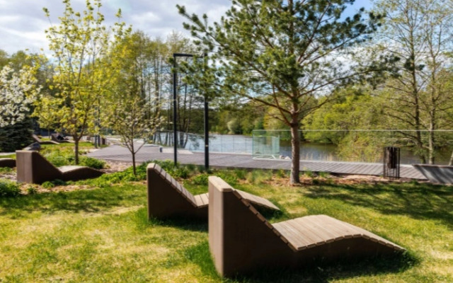 Апартаменты в доме с бассейном у Финского залива