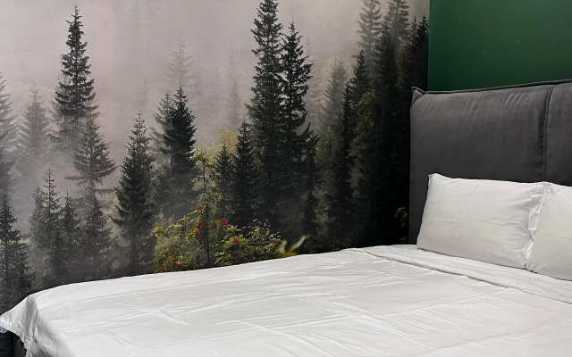 Квартира Лесная сказка - стильная с видом на город