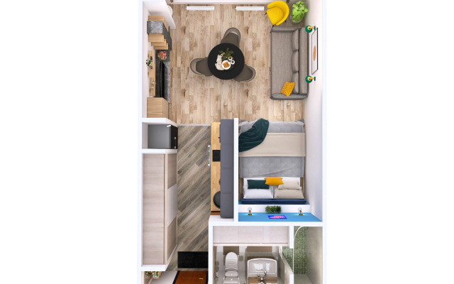 Апартаменты с видом на Москву 9