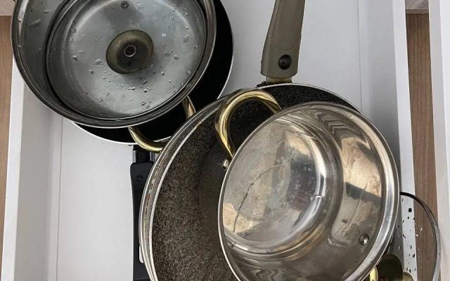 Квартира с видом на мост и реку Обь