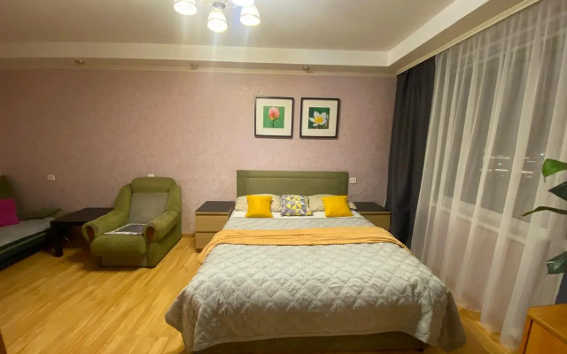 Апартаменты с 1 комнатой с красивым видом на город (КВАРТИРА51)