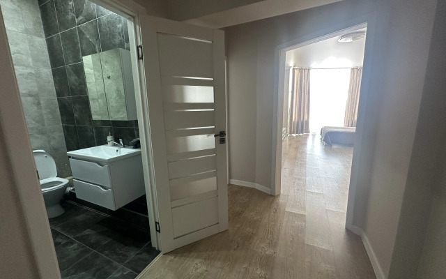 Апартаменты на Пушкина 54 с панорамой и красивым видом на город и парковочным местом