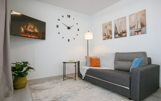 Квартира Романтичная евродвушка с панорамными окнами для незабываемого отдыха