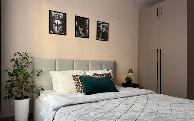 Апартаменты Уютная евродвушка в спальном районе