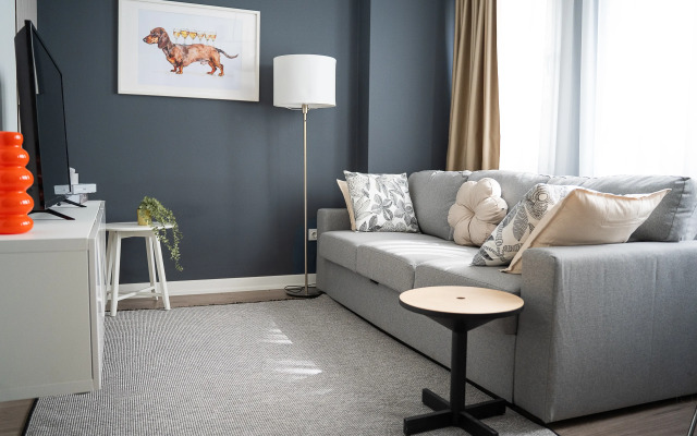 Апартаменты Стильные с отдельной спальней в шаге от Таксим