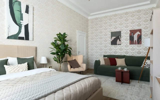 Квартира GM Apartments Легендарная Двушка на Тверской у Садово-Триумфального Сквера