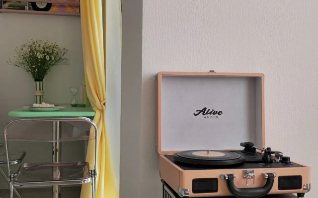 Квартира Яркая-зеленая студия