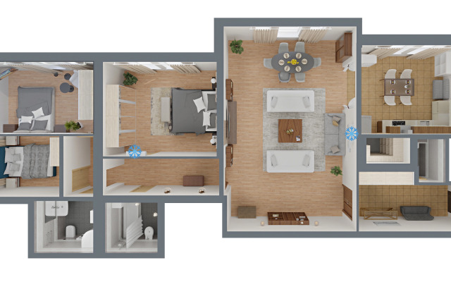 Квартира GM Apartments Шикарная Четвёрка на Тверской