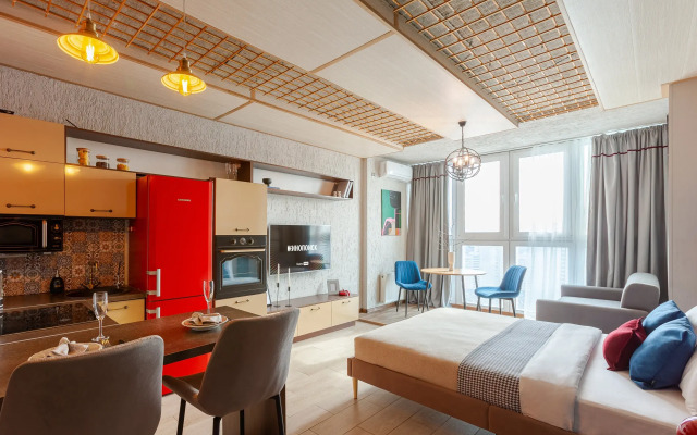 Апартаменты RentPlaza в центре в ЖК Арго на Ново-Садовой 201Б