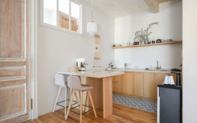 Квартира Просторные апартаменты с проектором LetYourFlat Sati